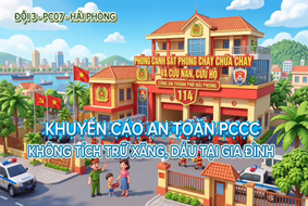 Khuyến cáo an toàn phòng cháy chữa cháy: Không tích trữ xăng, dầu tại gia đình